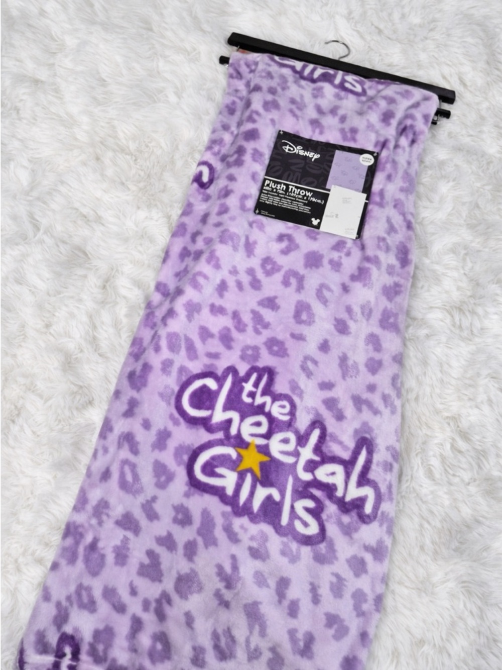 Disney Purple Leopard 'The Cheetah Girls' Plush Throw